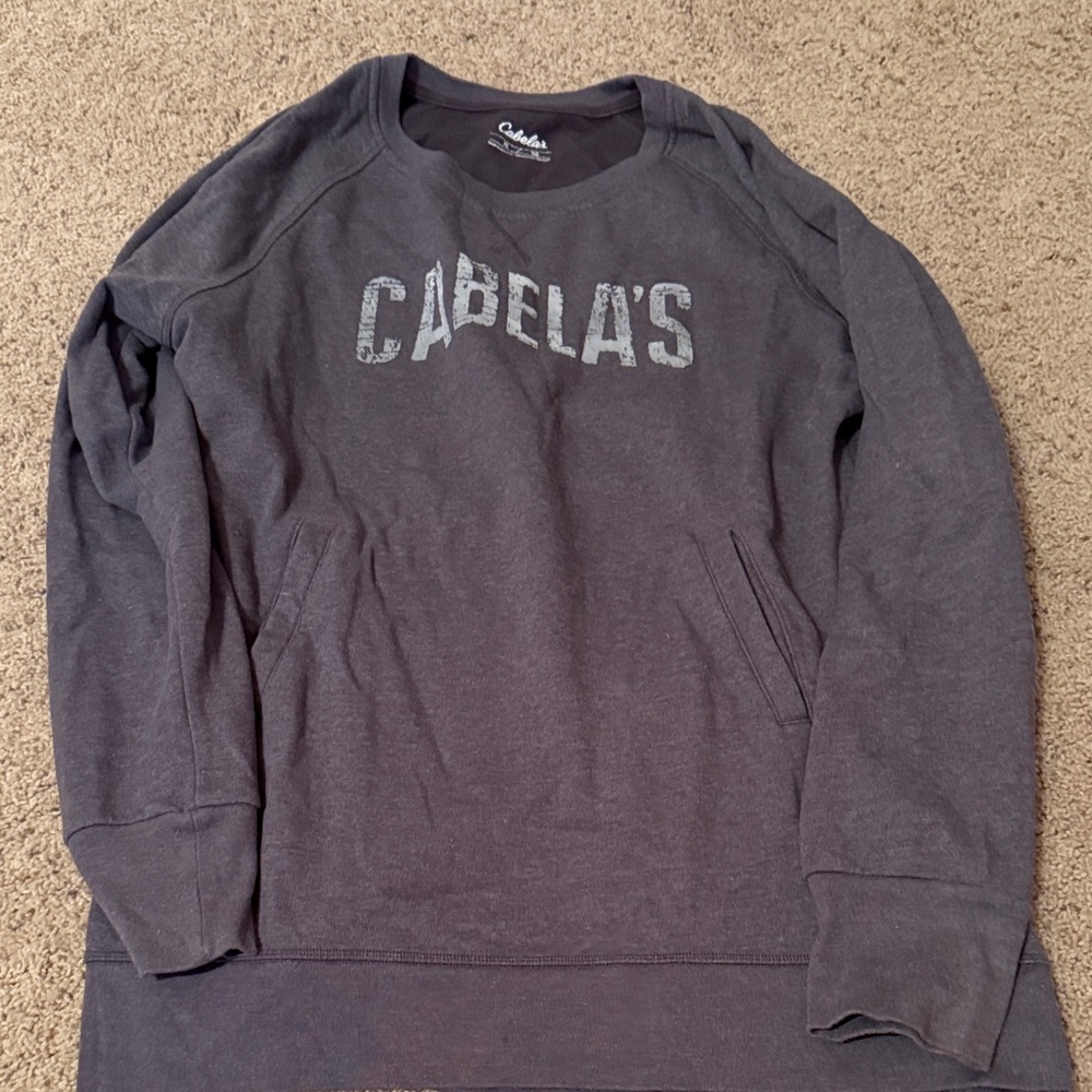Cabela's Charcoal Crewneck